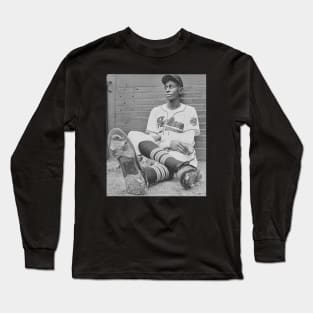 Satchel Paige Halftone Long Sleeve T-Shirt